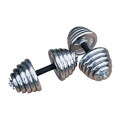 Hotsale Sport 10kg 20kg 30kg Ajustável Chrome Dumbbell Set